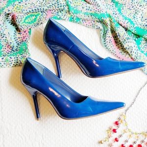Delicious Royal Blue Patent Heels